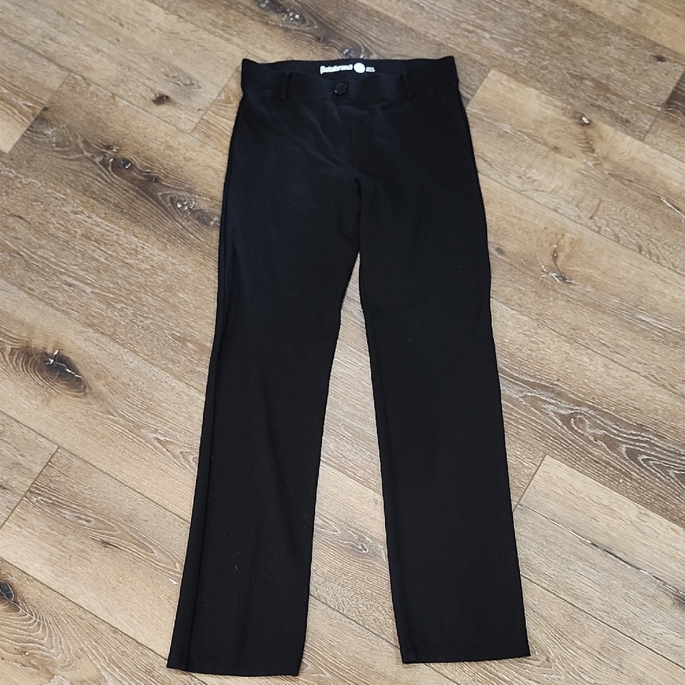 Betabrand Classic Black Stretch Athleisure Business Casual Trousers Yoga Neutral